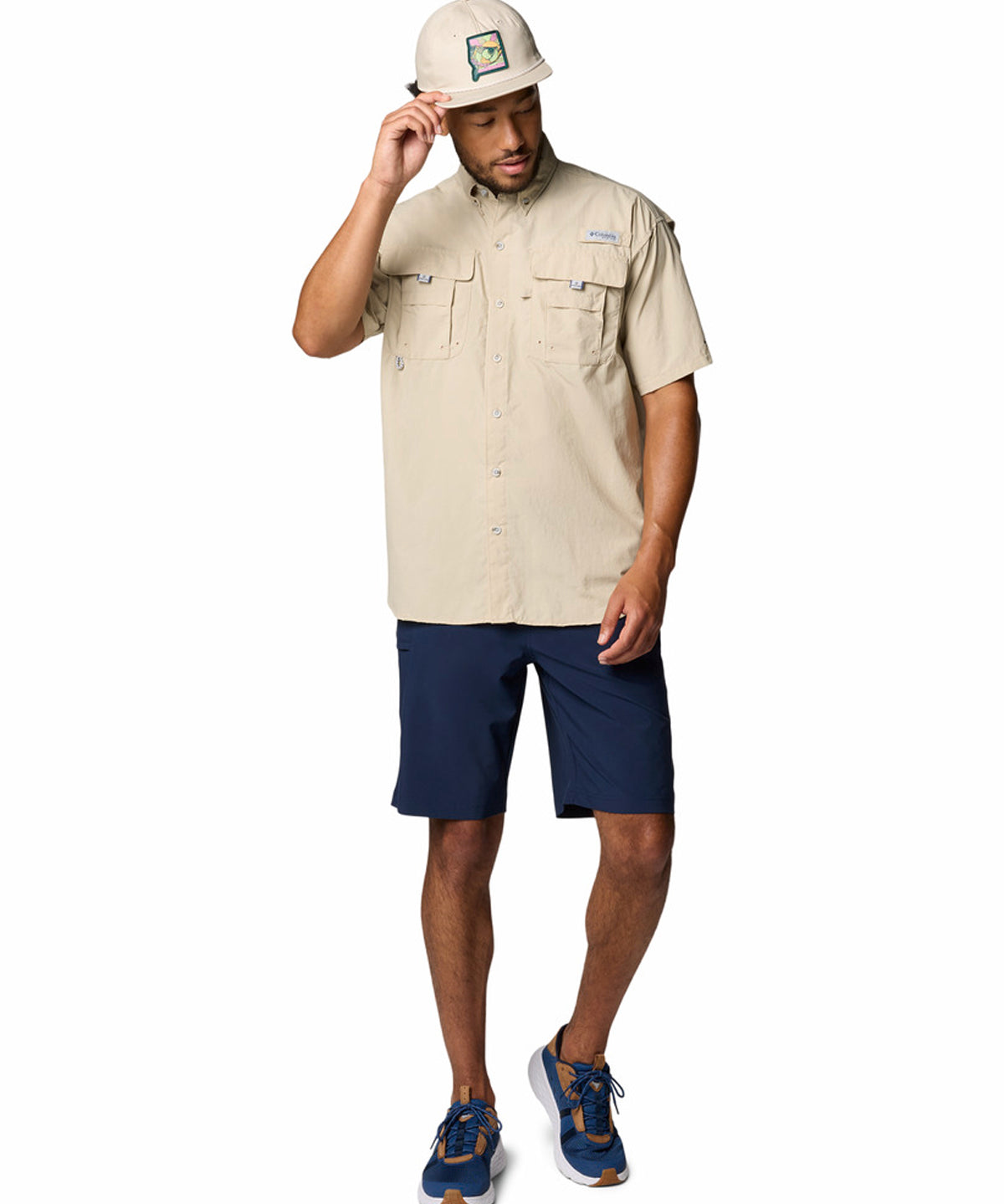 Camisa Manga Corta Hombre PFG Bahama™ II Beige
