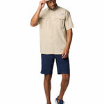 Camisa Manga Corta Hombre PFG Bahama™ II Beige