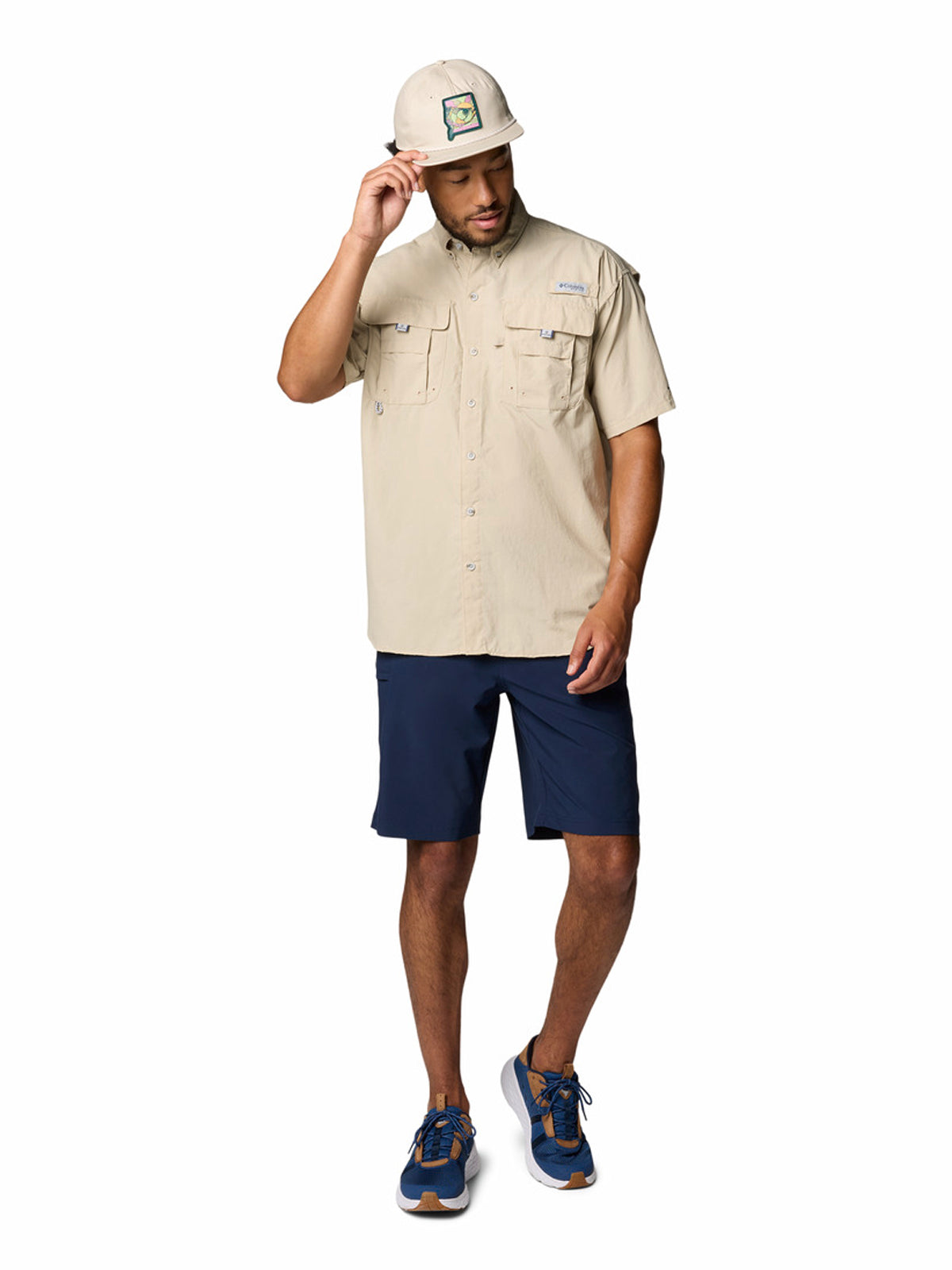 Camisa Manga Corta Hombre PFG Bahama™ II Beige