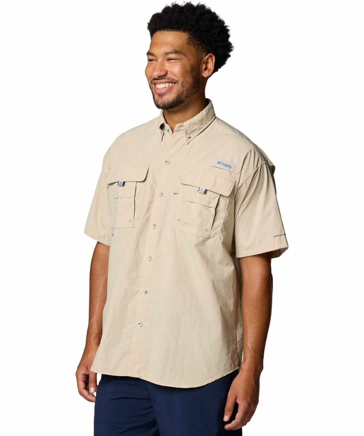 Camisa Manga Corta Hombre PFG Bahama™ II Beige