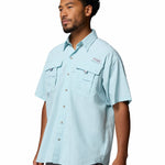 Camisa Manga Corta Hombre PFG Bahama™ II Celeste