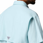 Camisa Manga Corta Hombre PFG Bahama™ II Celeste