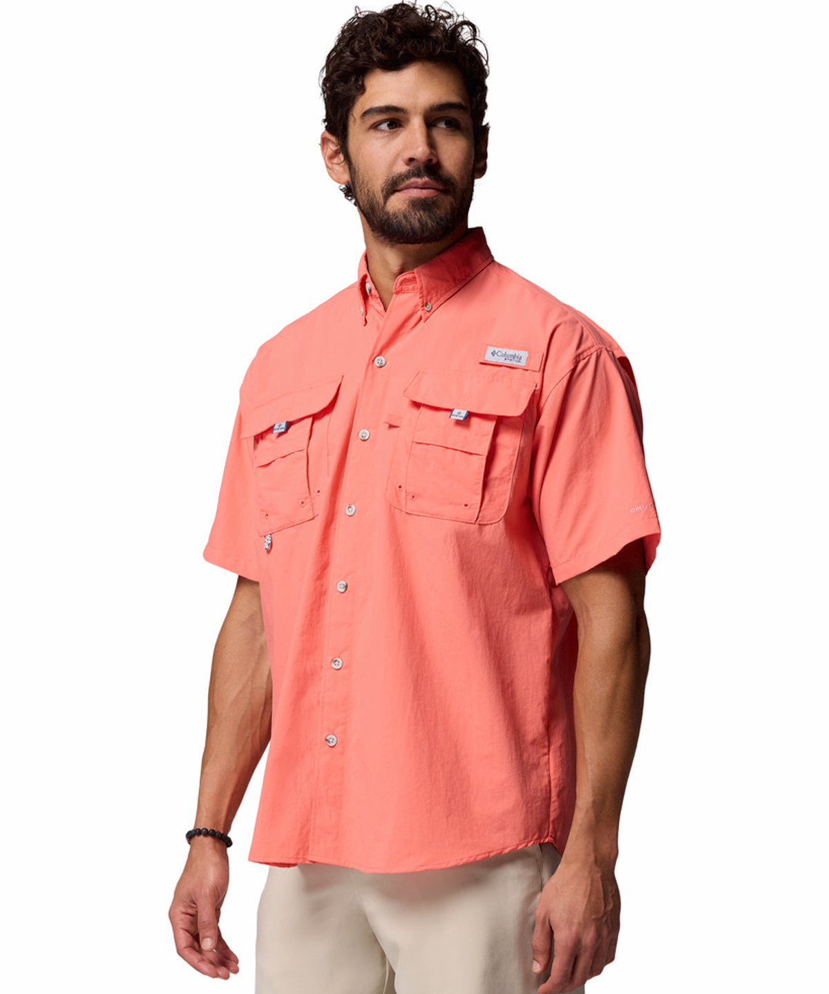 Camisa Manga Corta Hombre PFG Bahama™ II Rosado
