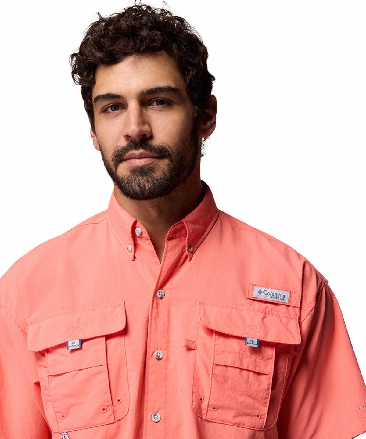 Camisa Manga Corta Hombre PFG Bahama™ II Rosado