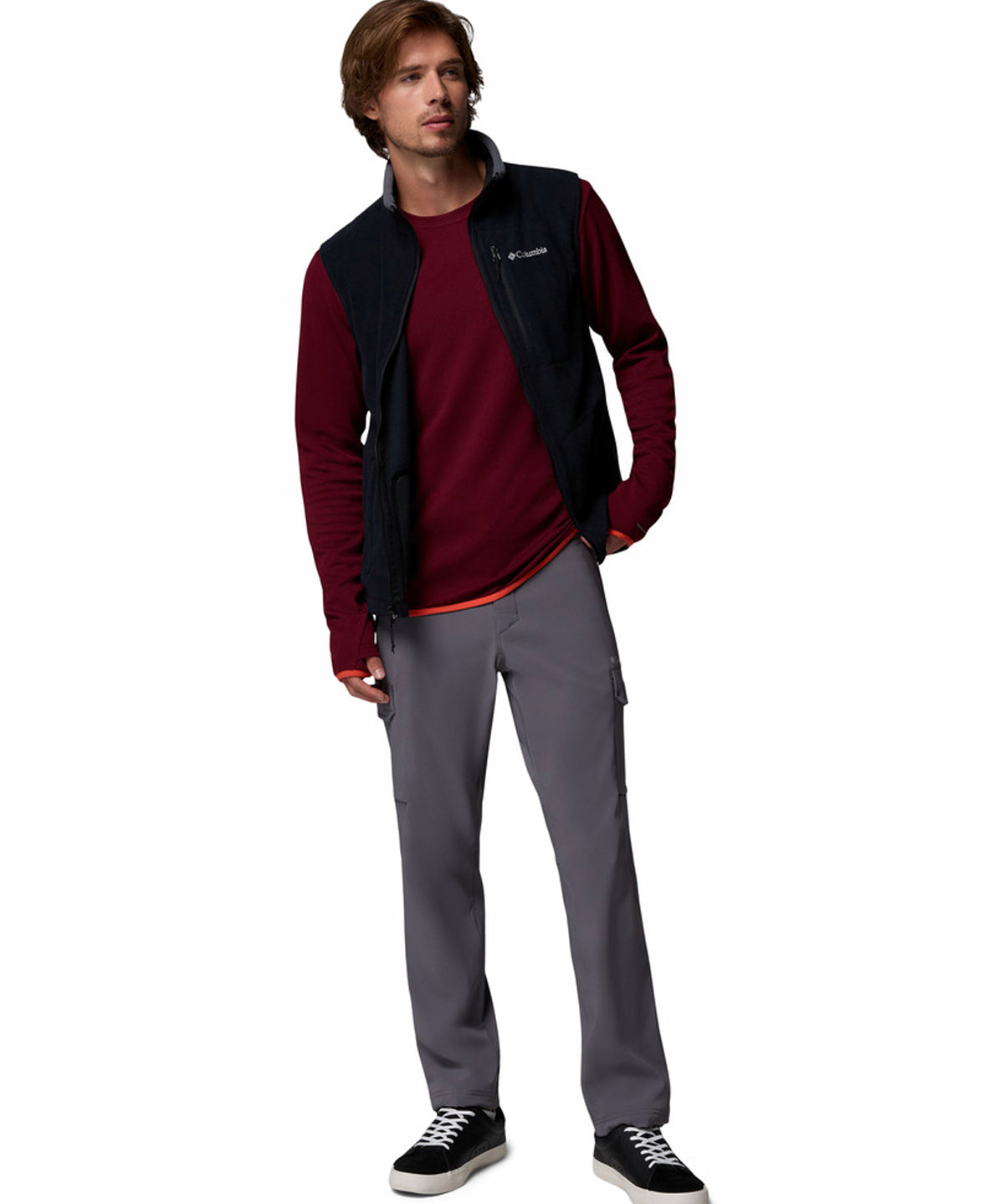 Chaleco Polar Hombre Fast Trek™ Negro