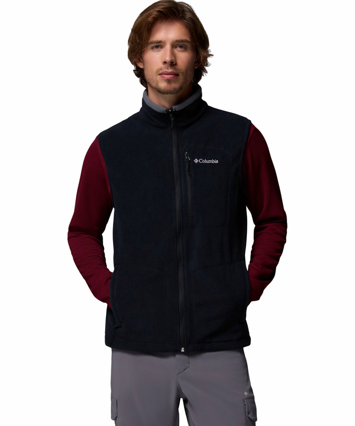 Chaleco Polar Hombre Fast Trek™ Negro