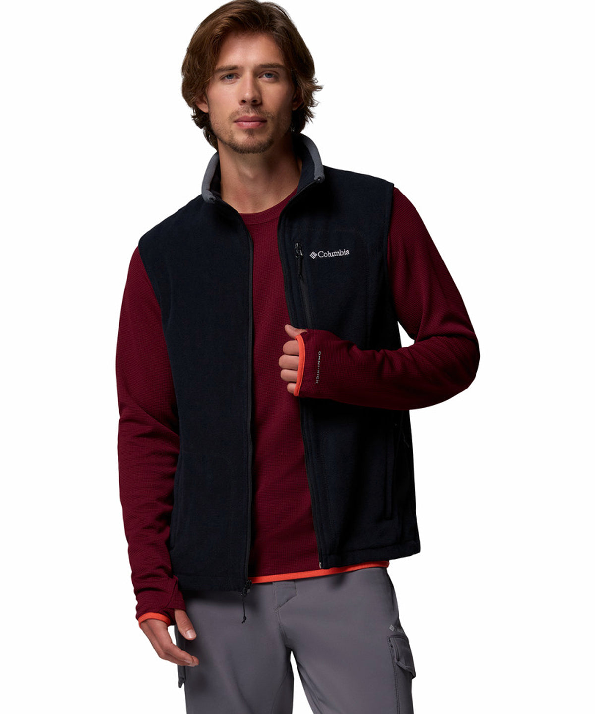 Chaleco Polar Hombre Fast Trek™ Negro