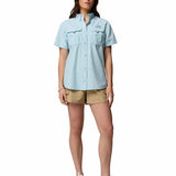 Blusa Manga Corta Mujer PFG Bahama™ II Celeste