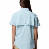Blusa Manga Corta Mujer PFG Bahama™ II Celeste