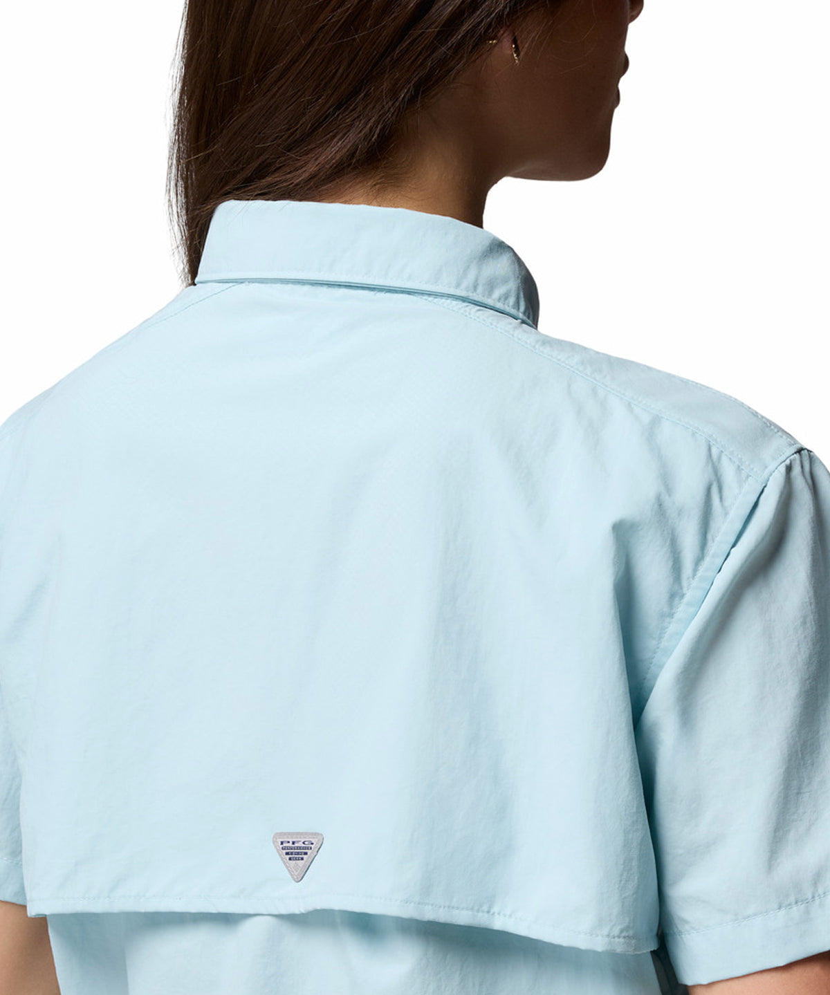 Blusa Manga Corta Mujer PFG Bahama™ II Celeste