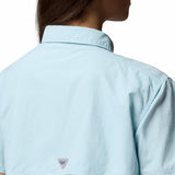 Blusa Manga Corta Mujer PFG Bahama™ II Celeste