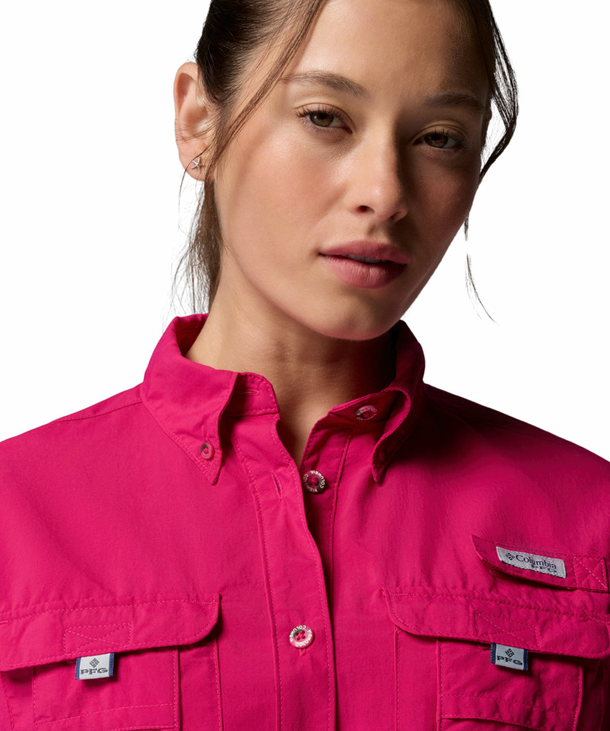 Blusa Manga Corta Mujer PFG Bahama™ II Rosado