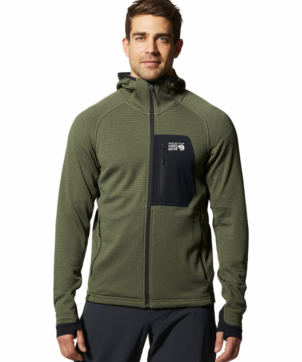 Polar Hombre Polartec® Power Grid™ Verde