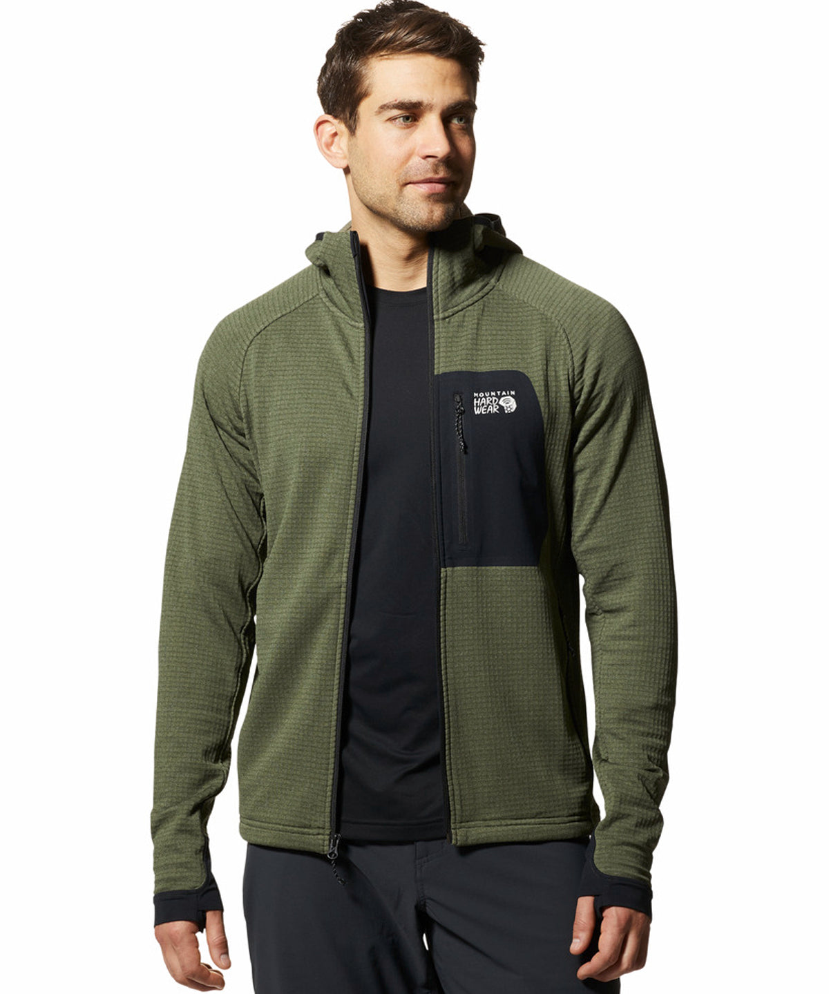 Polar Hombre Polartec® Power Grid™ Verde