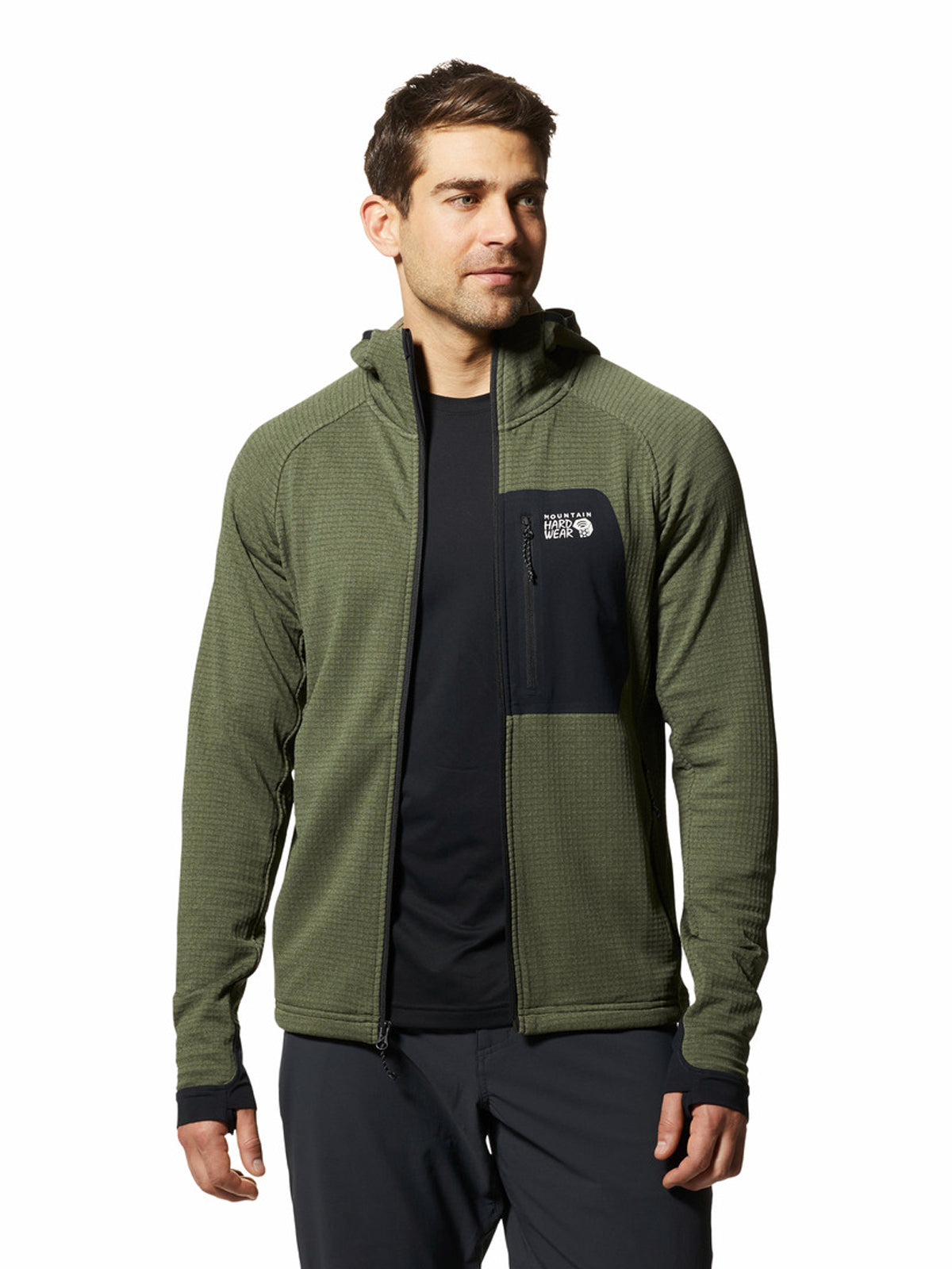 Polar Hombre Polartec® Power Grid™ Verde