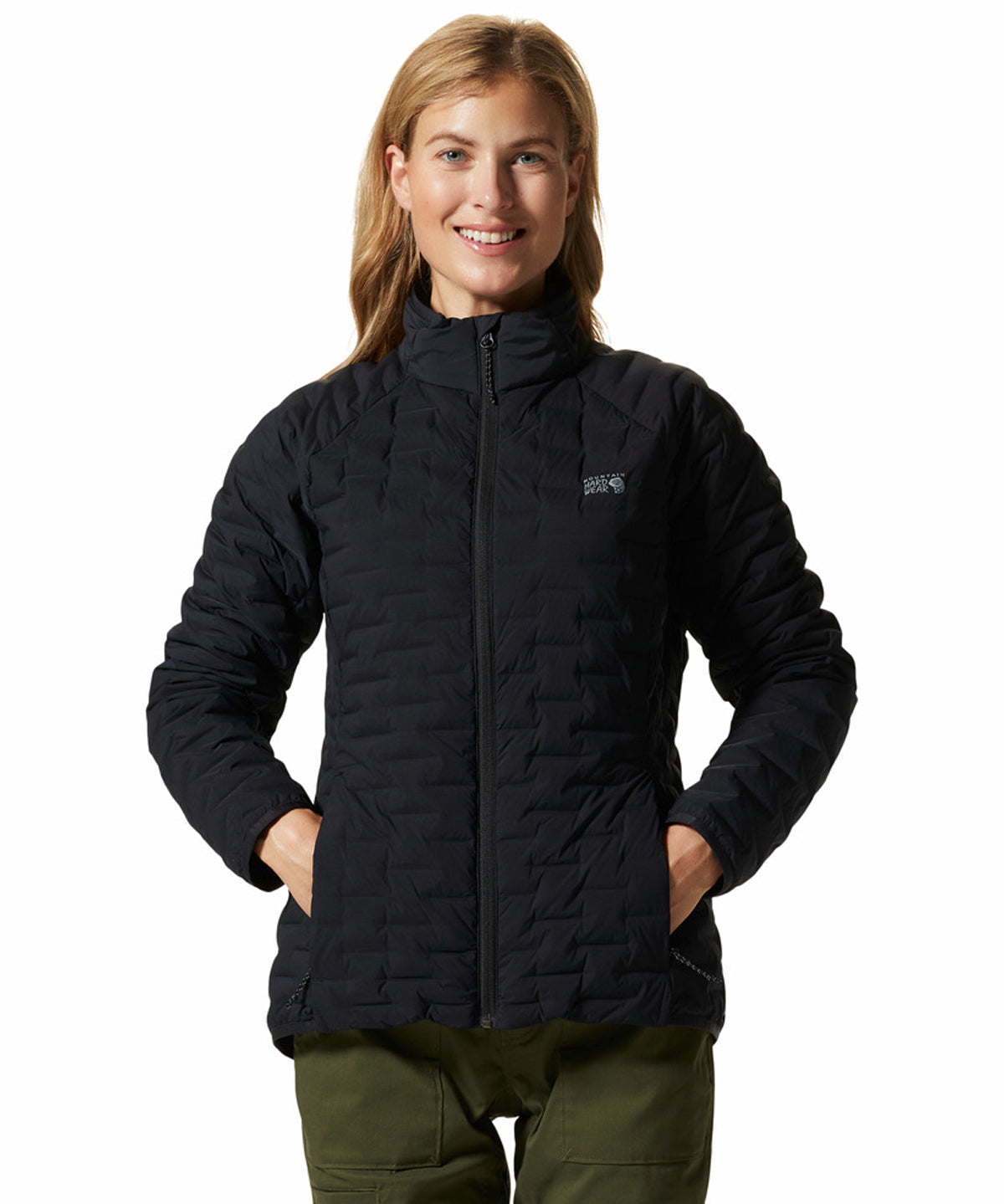 Casaca de Plumas Mujer Stretchdown™ Negro