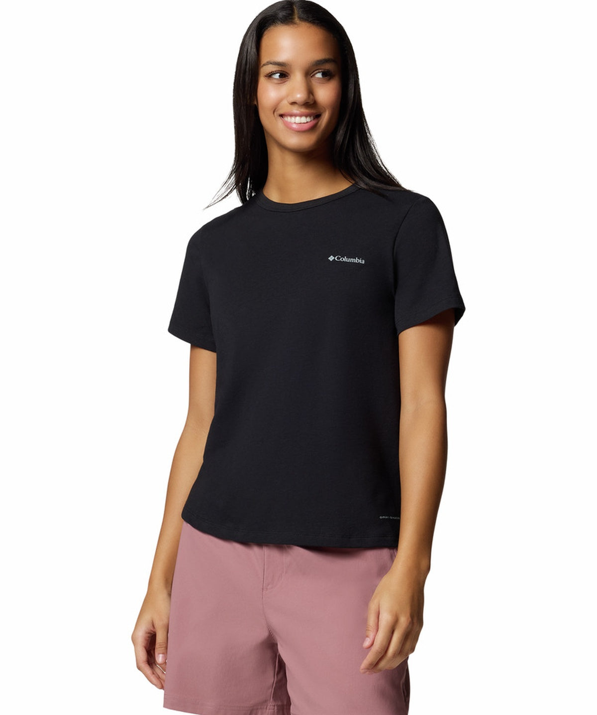 Polo Manga Corta Mujer Sun Trek™ II Negro