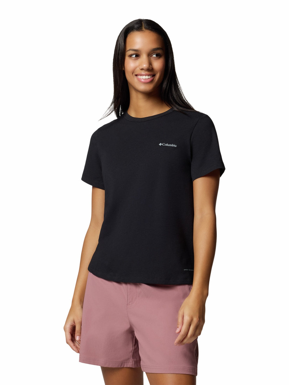 Polo Manga Corta Mujer Sun Trek™ II Negro