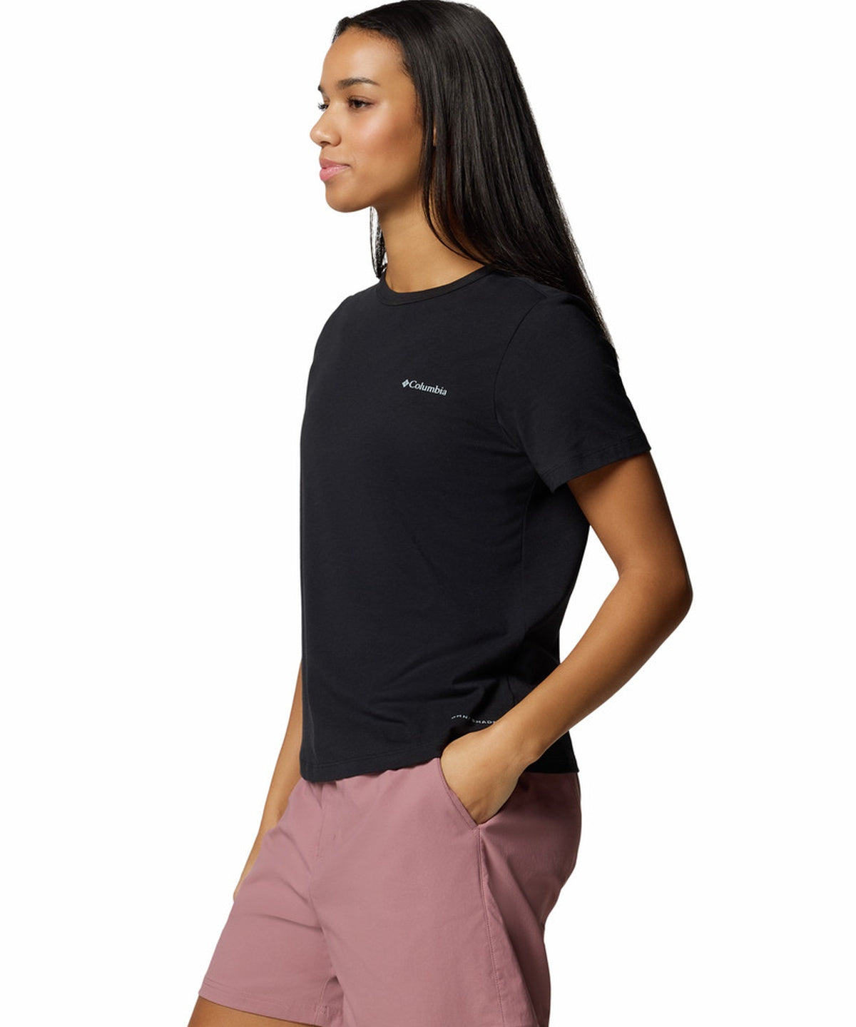 Polo Manga Corta Mujer Sun Trek™ II Negro