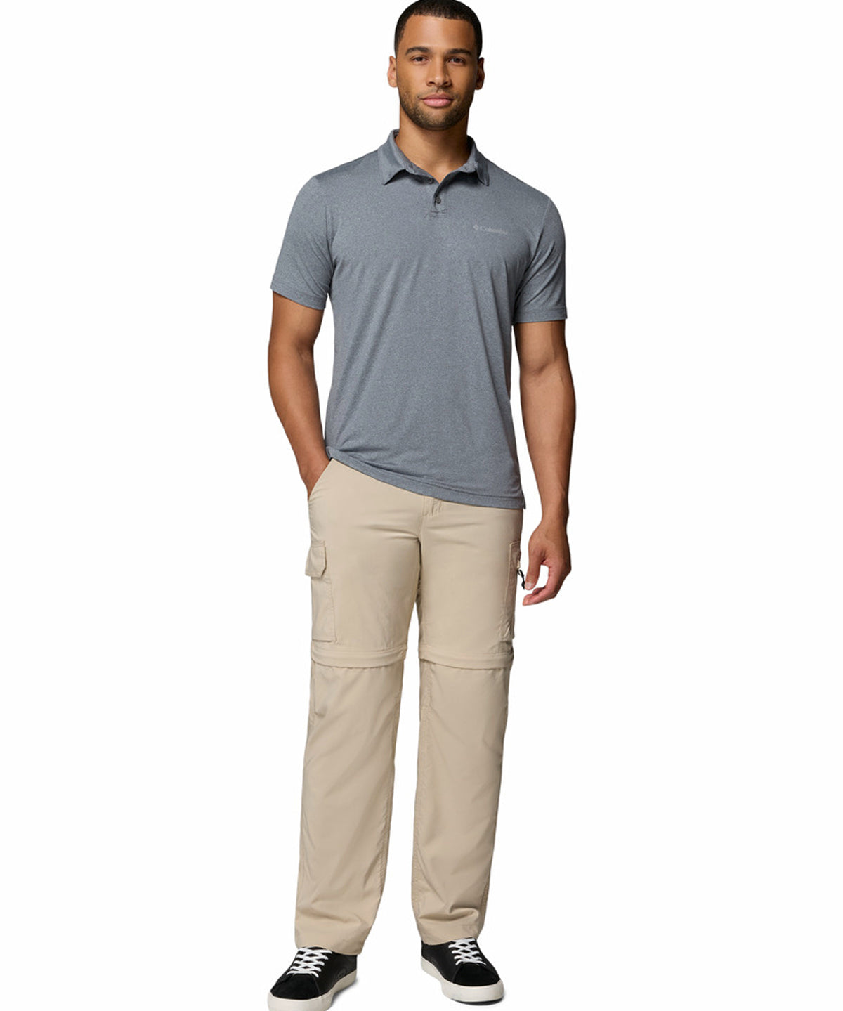 Polo Pique Hombre Parsons Point™ Gris