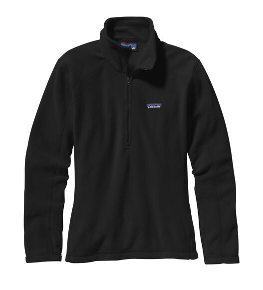 Polar Mujer Micro D® 1/4-Zip Black