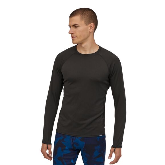 Interior Térmico Superior Hombre Capilene® Midweight Crew Black