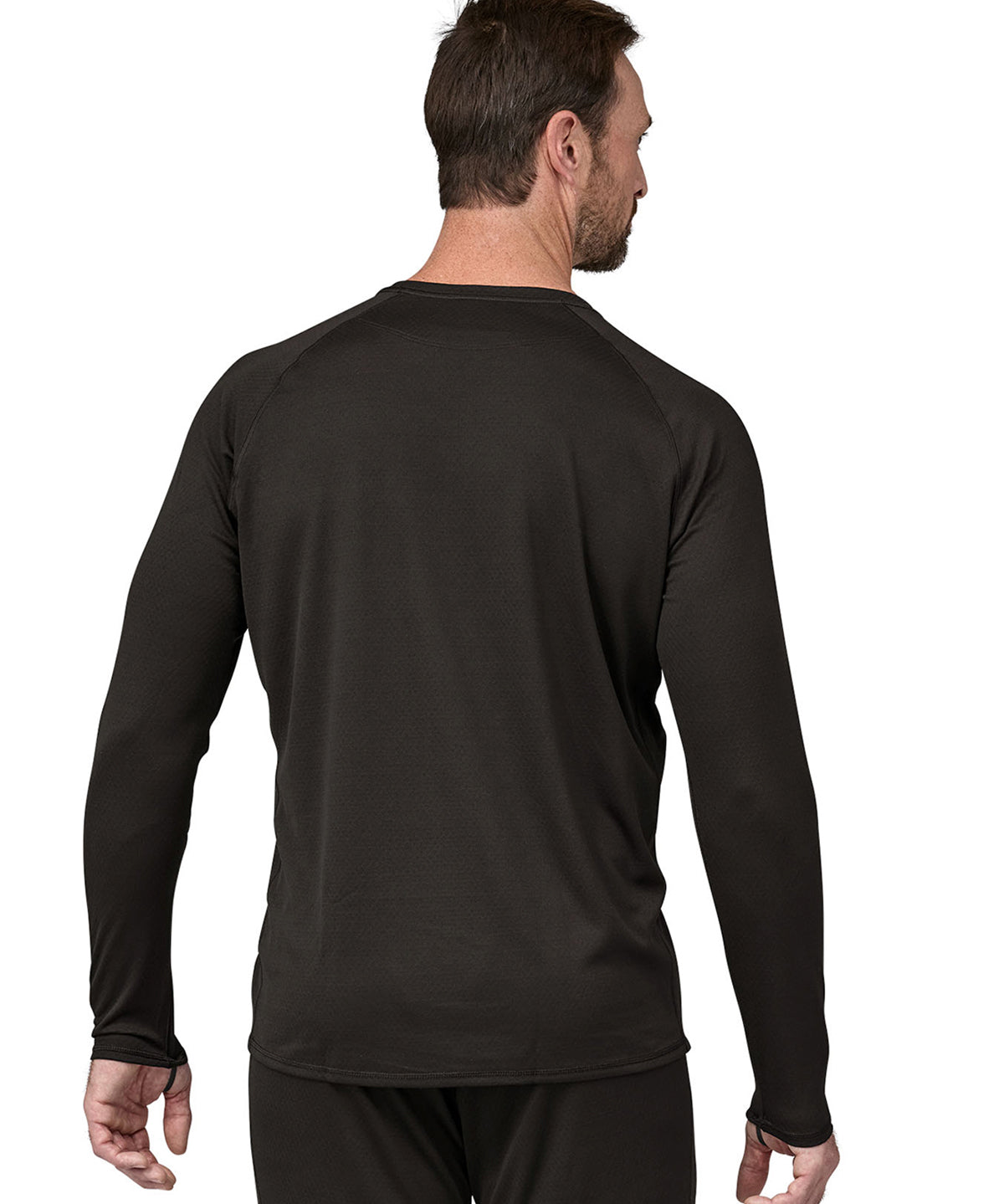 Interior Térmico Superior Hombre Capilene® Midweight Crew Black