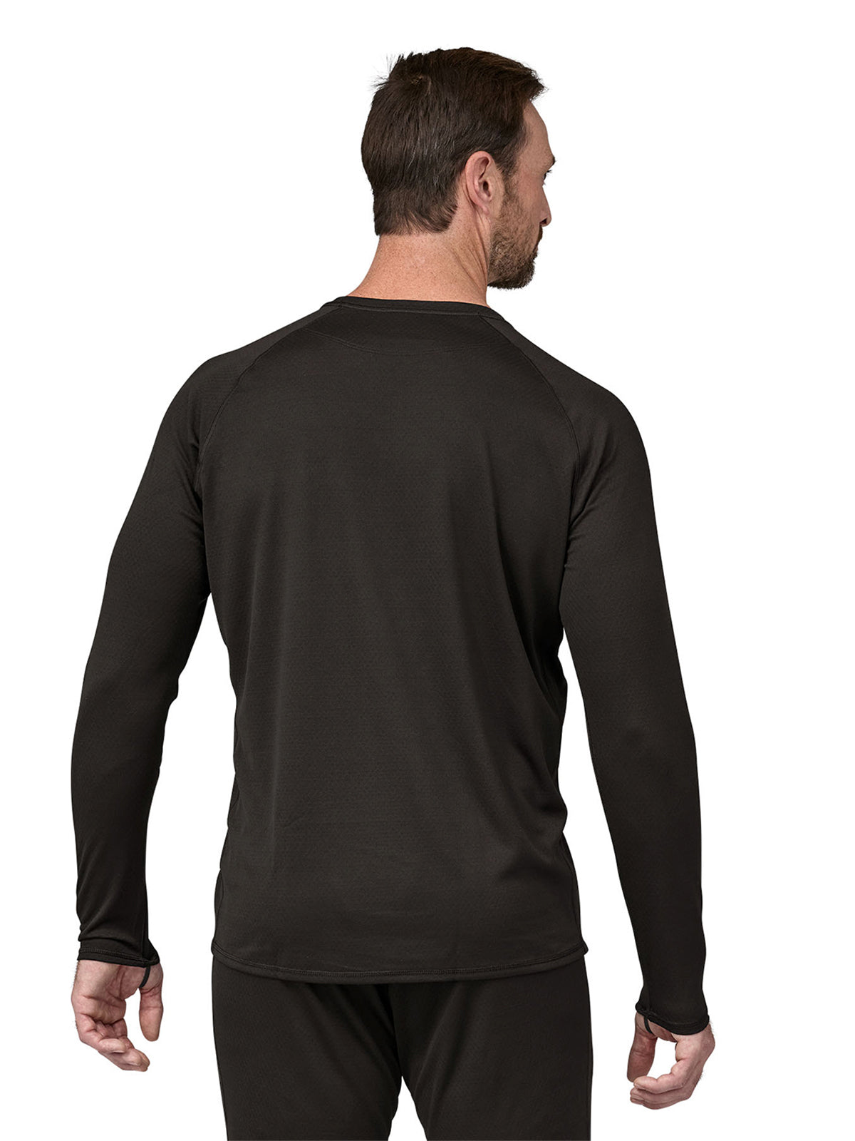 Interior Térmico Superior Hombre Capilene® Midweight Crew Black