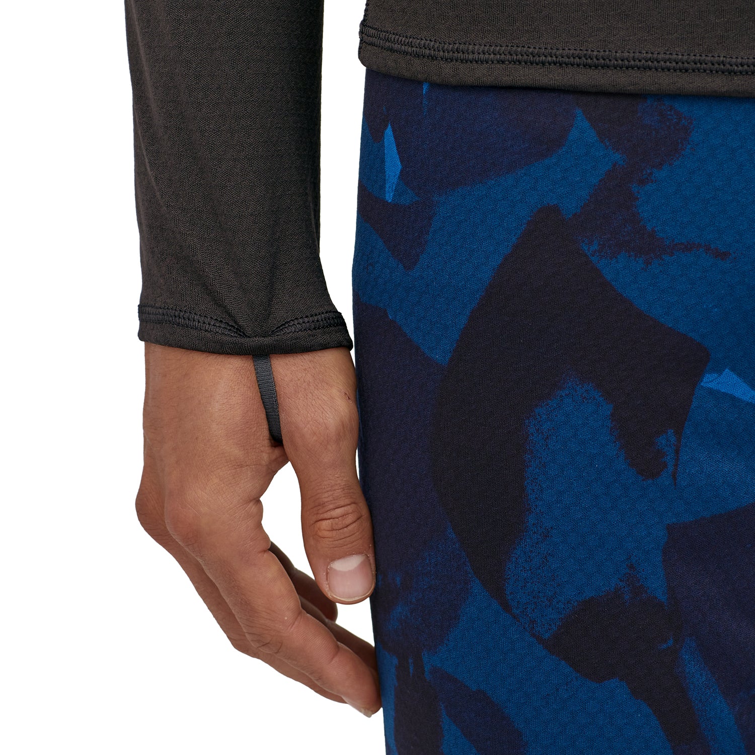 Interior Térmico Superior Hombre Capilene® Midweight Crew Black