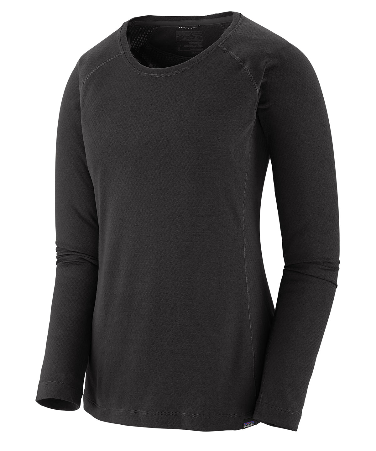 Interior Térmico Superior Mujer Capilene® Midweight Crew Black