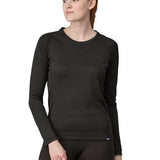 Interior Térmico Superior Mujer Capilene® Midweight Crew Black
