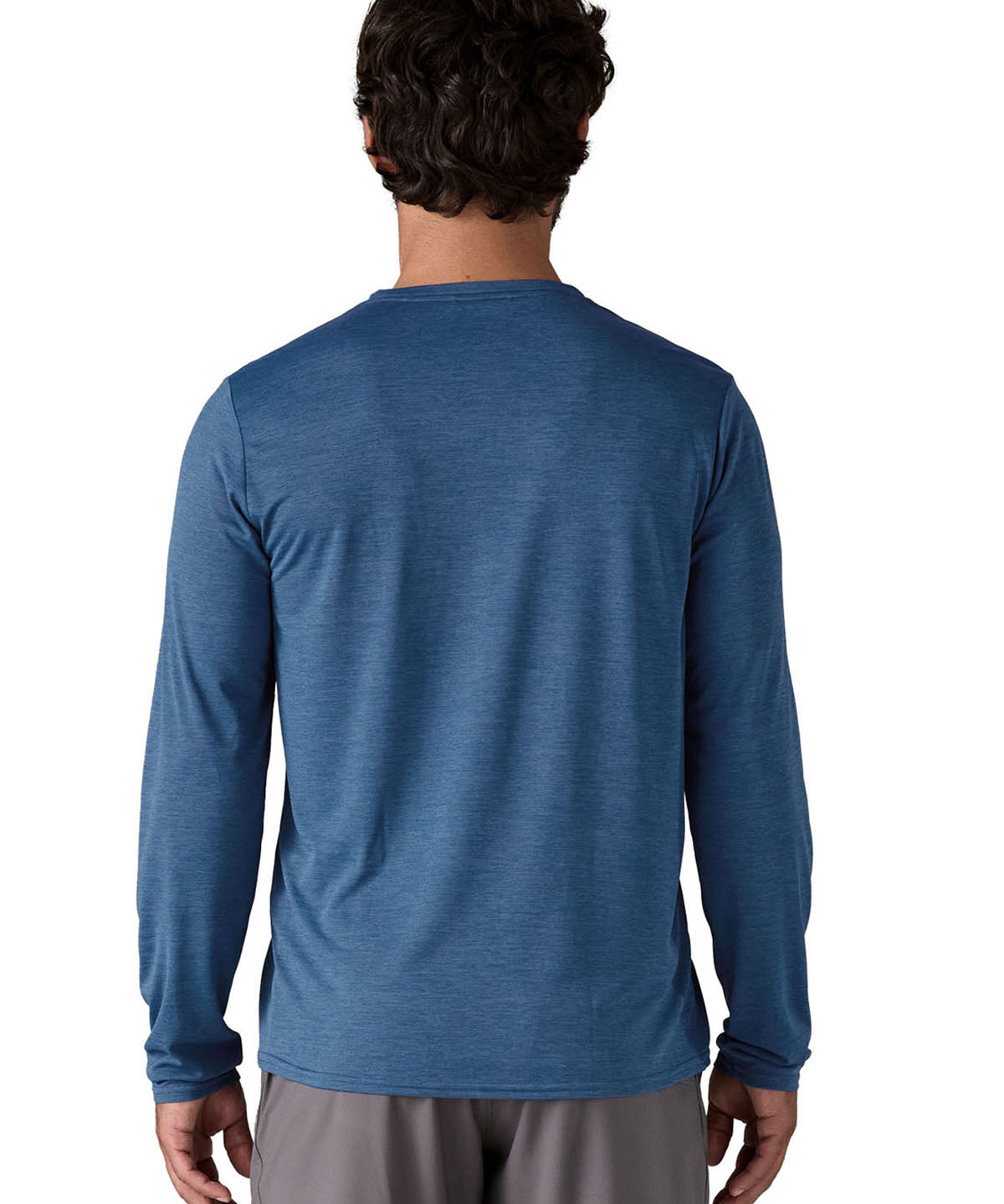 Polo Manga Larga Hombre Capilene® Cool Daily Shirt Clement Blue - Light Clement Blue X-Dye