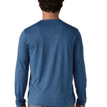 Polo Manga Larga Hombre Capilene® Cool Daily Shirt Clement Blue - Light Clement Blue X-Dye