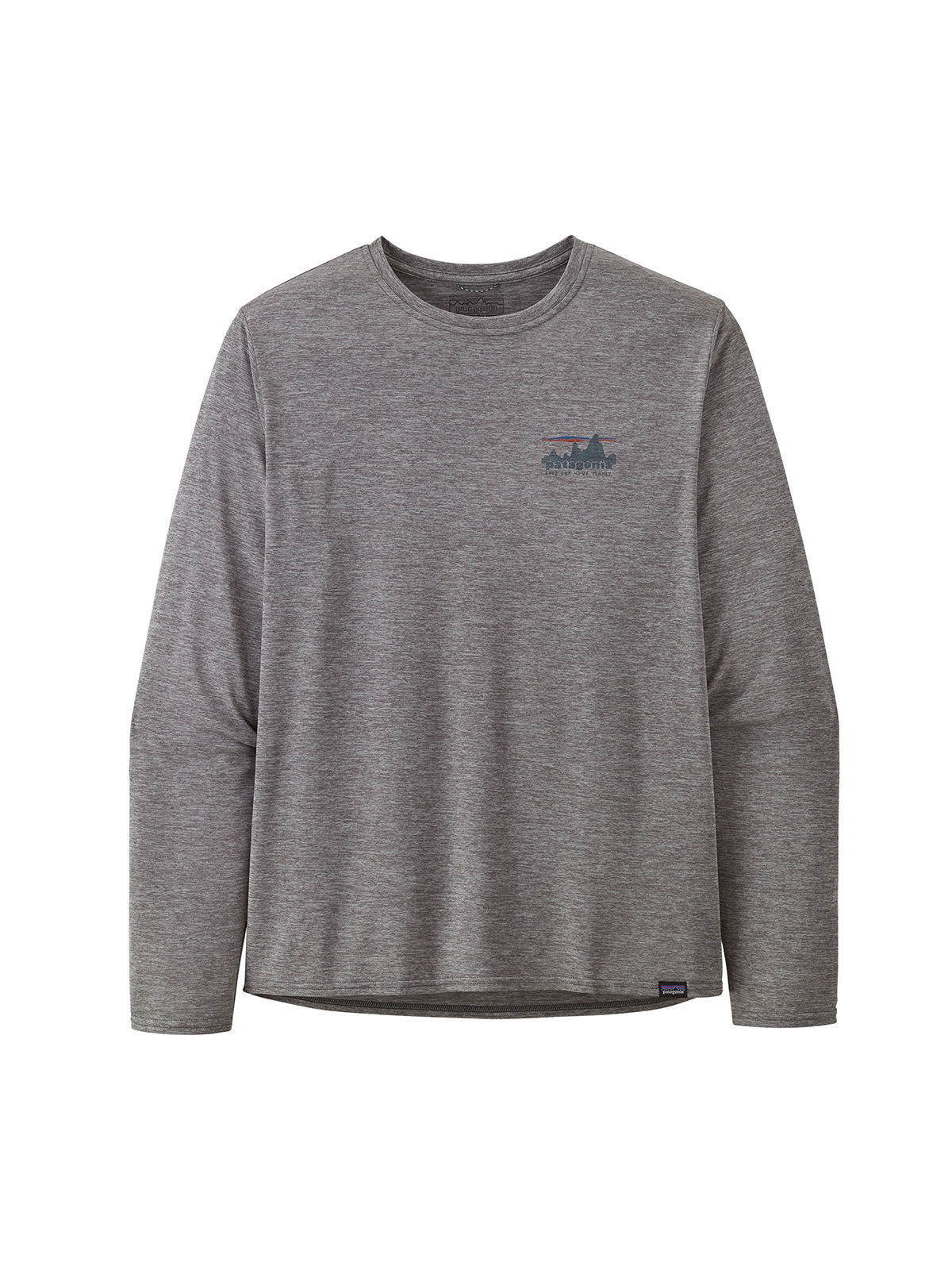 Polo Manga Larga Hombre Capilene® Cool Daily Graphic Shirt '73 Skyline: Feather Grey