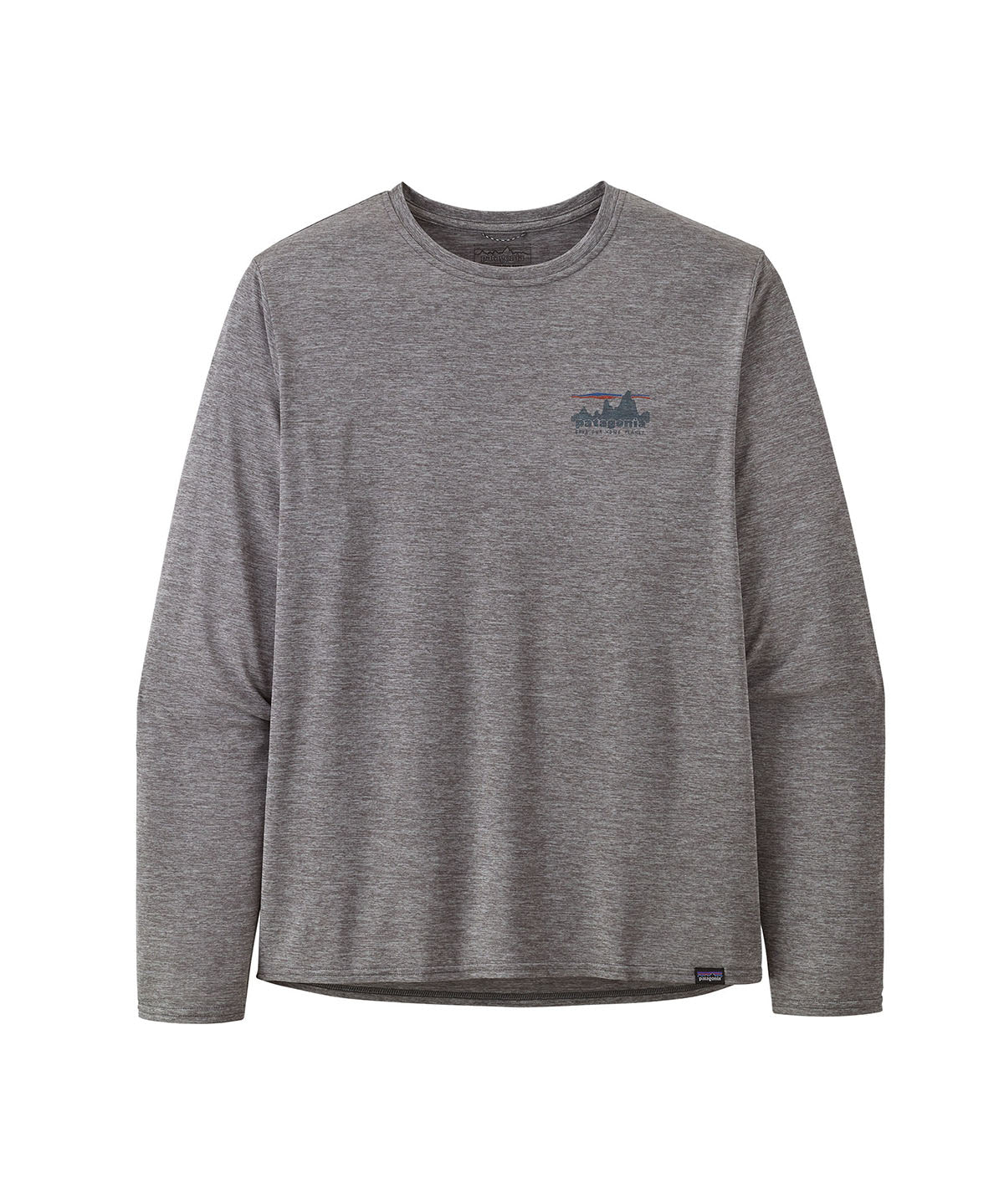 Polo Manga Larga Hombre Capilene® Cool Daily Graphic Shirt '73 Skyline: Feather Grey