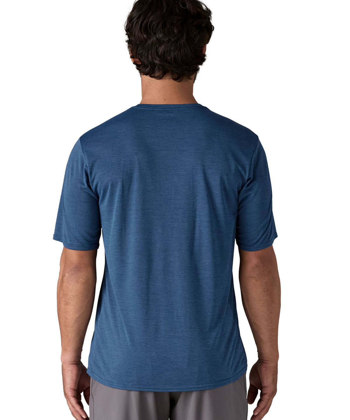 Polo Manga Corta Hombre Capilene® Cool Daily Shirt Clement Blue - Light Clement Blue X-Dye