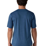 Polo Manga Corta Hombre Capilene® Cool Daily Shirt Clement Blue - Light Clement Blue X-Dye