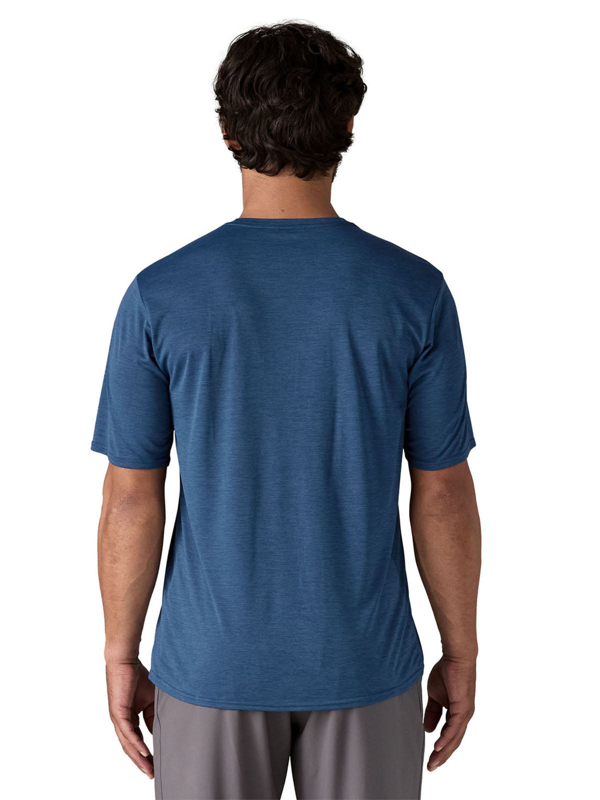 Polo Manga Corta Hombre Capilene® Cool Daily Shirt Clement Blue - Light Clement Blue X-Dye