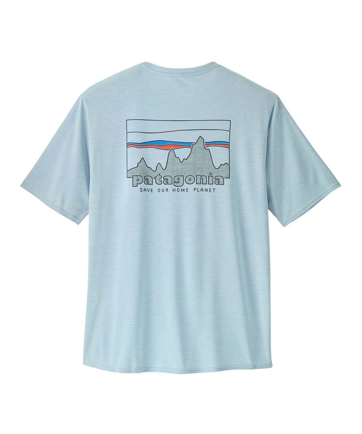 Polo Manga Corta Hombre Capilene® Cool Daily Graphic Shirt '73 Skyline: Fleck Blue