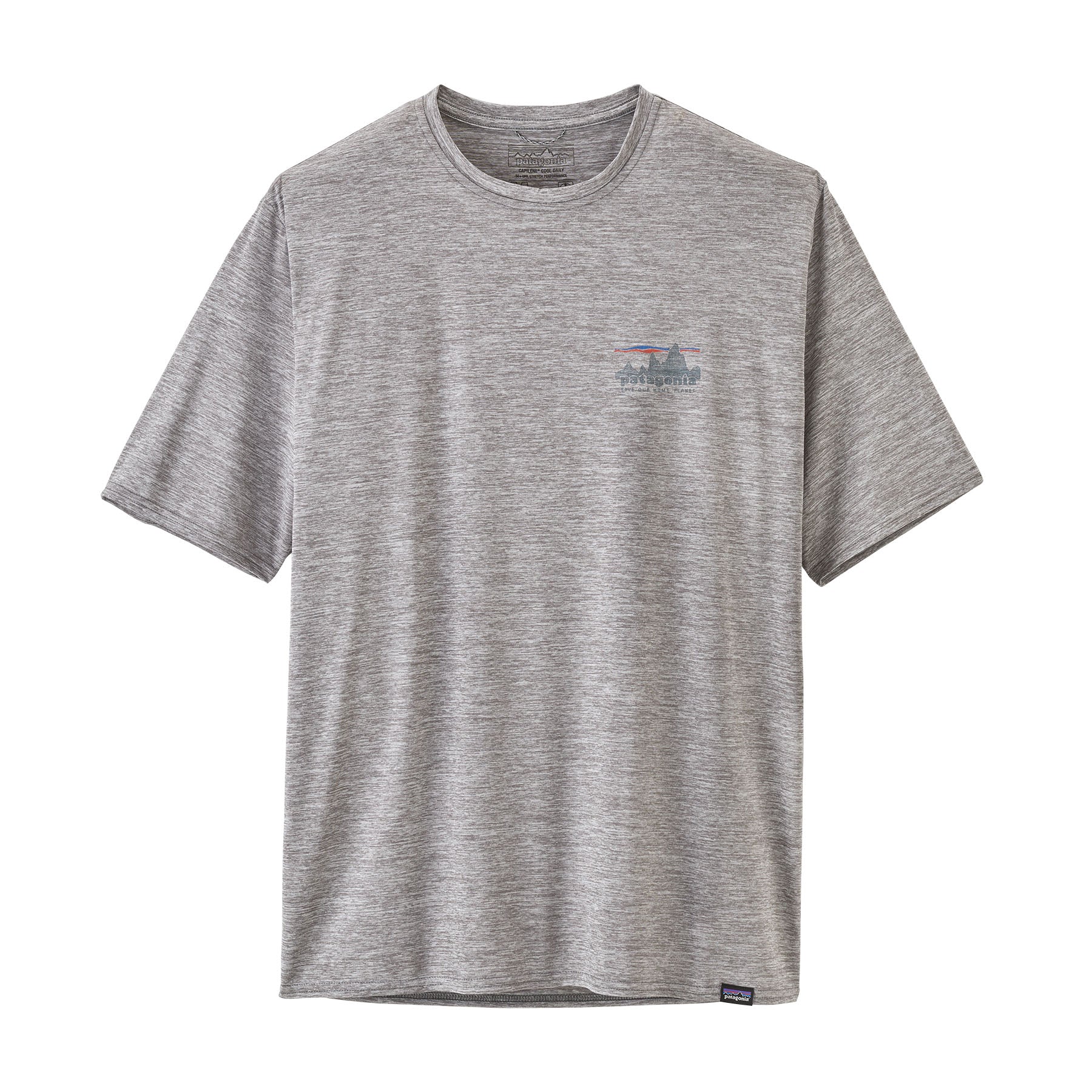 Polo Manga Corta Hombre Capilene® Cool Daily Graphic Shirt '73 Skyline: Feather Grey