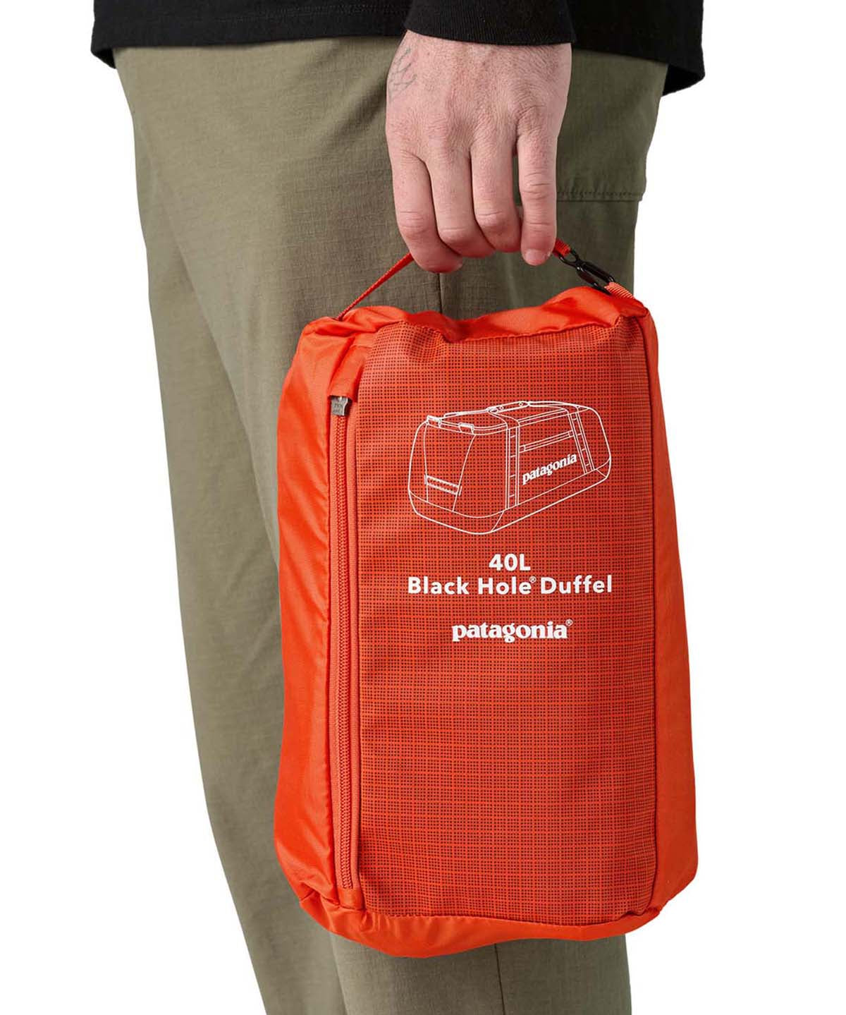 Maletín Black Hole® Duffel 40L Pollinator Orange