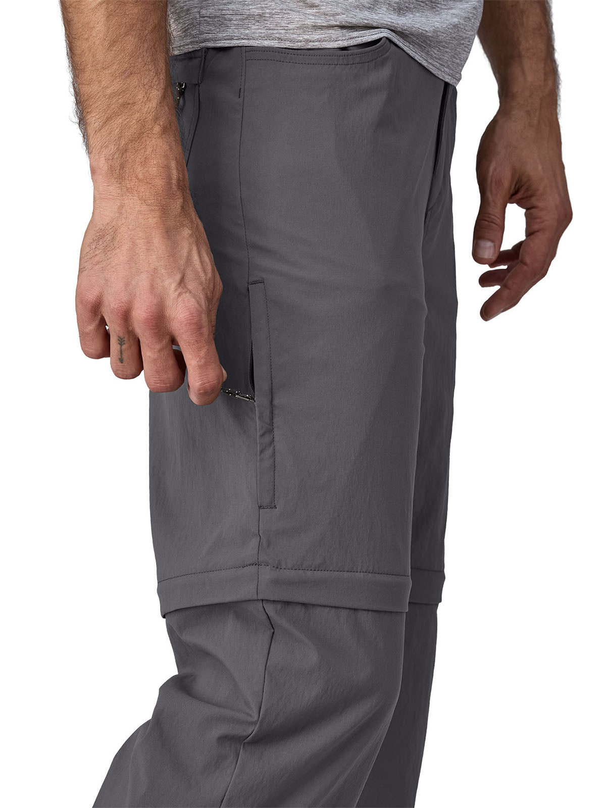 Pantalón Convertible Hombre Quandary Convertible Forge Grey
