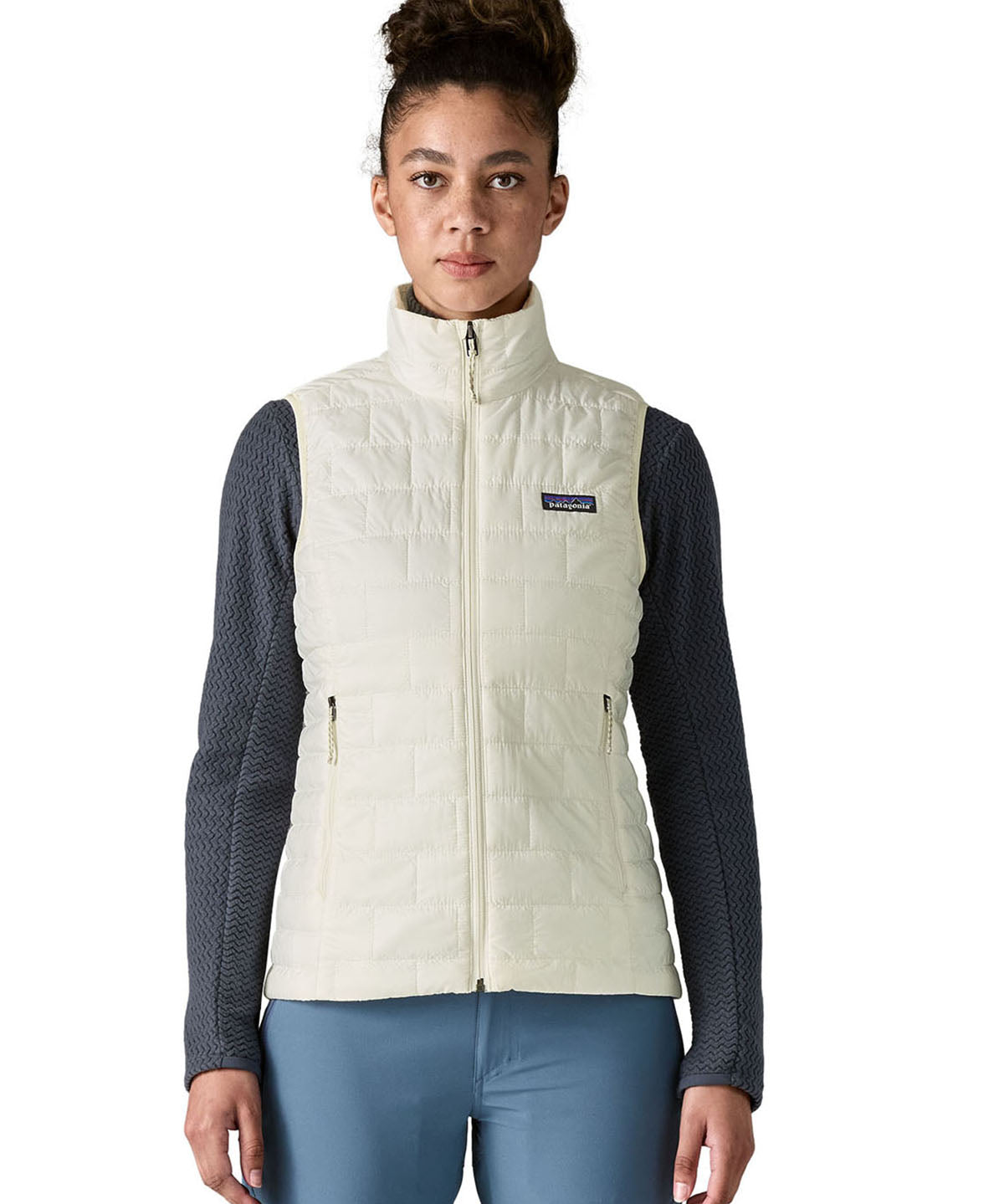 Chaleco Sintético Mujer Nano Puff® Birch White
