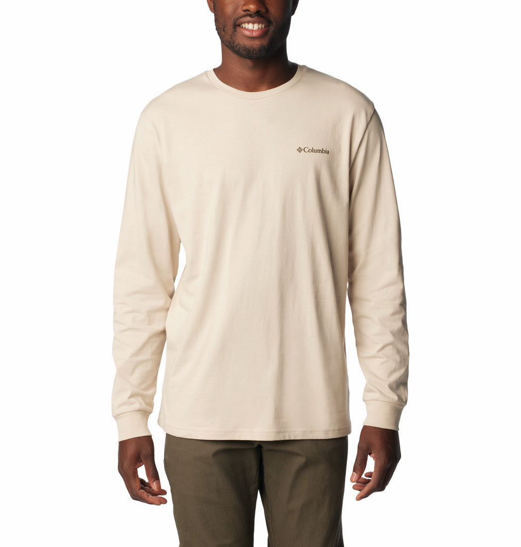 Polo Manga Larga Hombre Explorers Canyon™ Beige