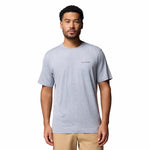 Polo Manga Corta Hombre Kwick Hike™ Gris