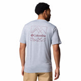 Polo Manga Corta Hombre Kwick Hike™ Gris