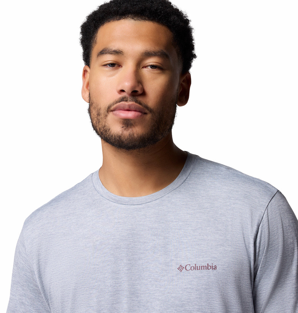 Polo Manga Corta Hombre Kwick Hike™ Gris