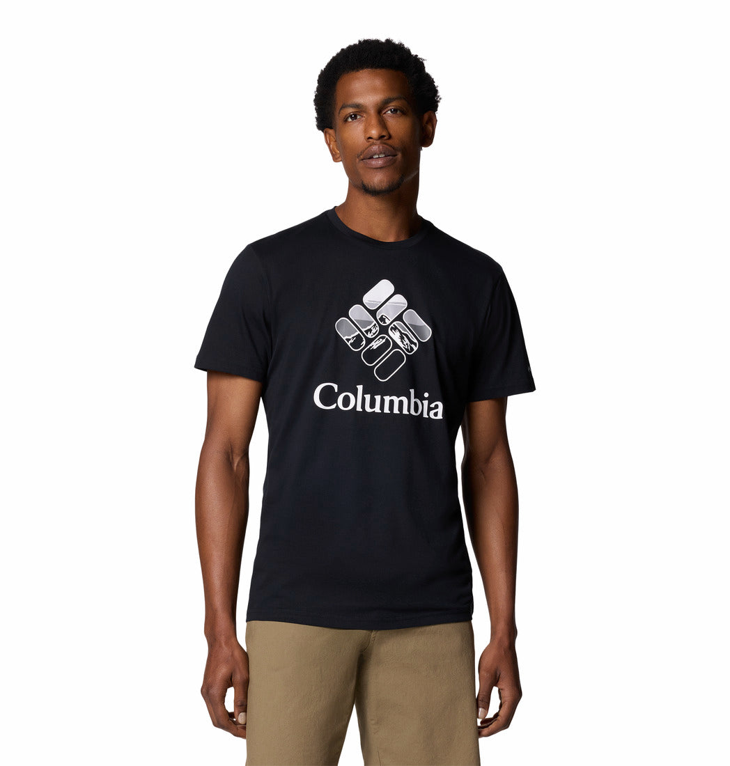 Polo Manga Corta Hombre Rapid Ridge™ Negro