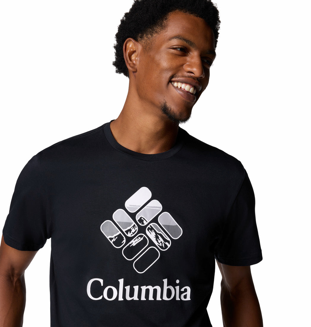 Polo Manga Corta Hombre Rapid Ridge™ Negro