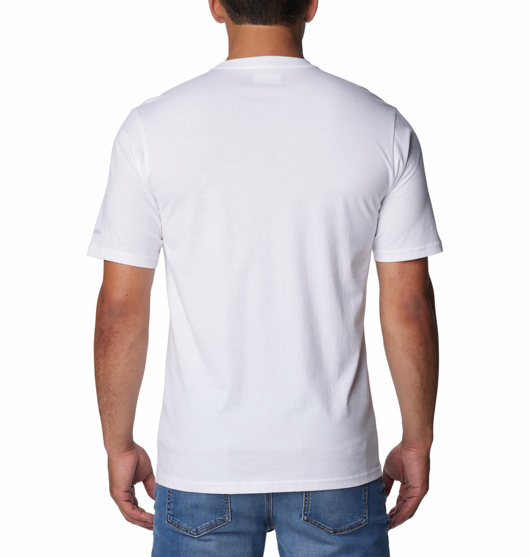 Polo Manga Corta Hombre CSC Basic Logo™ Blanco